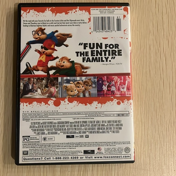 Alvin and the chipmunks DVDs - Picture 7 of 8